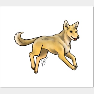 Dog - Carolina Dog - Yellow Posters and Art